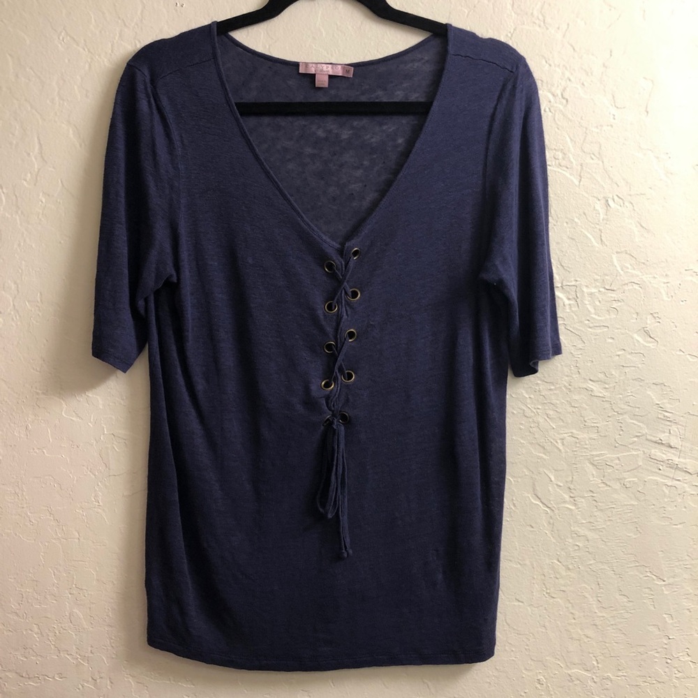 Calypso ST. Barth Linen Tie Top M